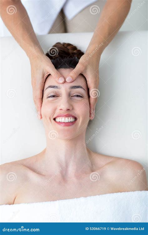 Physiotherapist Doing Head Massage Stock Image Image Of Adult Healthcare 53066719