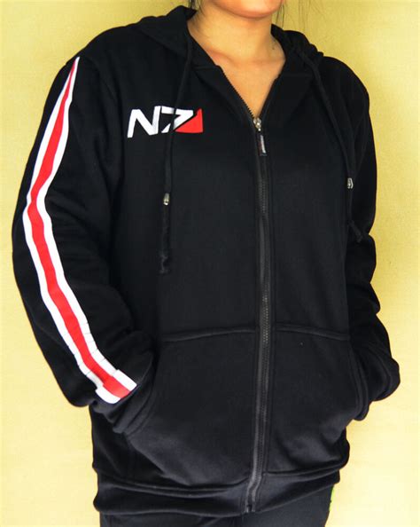 Mass Effect 3 Hoodie N7 Jacket 100 Cotton Cosplay Thick Coat Costume 5