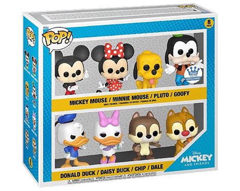 Funko Pop Disney Mickey And Friends 8 Pack Exclusivo Original Moça Do