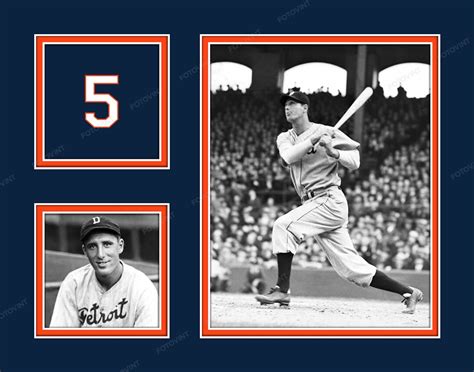 Hank Greenberg Detroit Tigers Photo Picture Collage Print Baseball