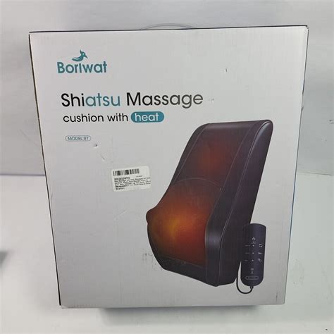 Boriwat R7mini Shiatsu Rotating Massager Back And Neck Cushion With Heat Ebay