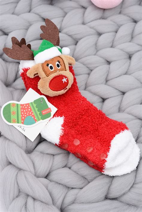Christmas Socks For Children Soxo Reindeer Cheap And Fashionable