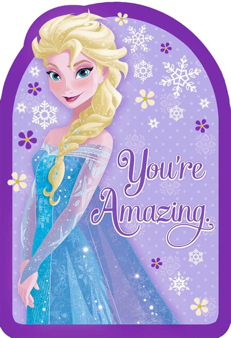 Check spelling or type a new query. Frozen Queen Elsa You're Amazing Birthday Card - Greeting Cards - Hallmark