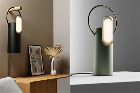 This Lamp Takes On Modern Minimalism With A Simple And Multifunctional
