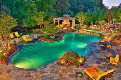 So make this summer entertaining and raise. Bedroom:Entrancing Backyard Ideas Pools Large And ...