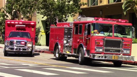 Burbank Fire Dept Rescue Ambulance 11 Youtube