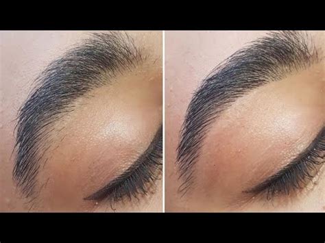 Eyebrow Waxing Plucking How To Wax Your Eyebrows With Hard Wax Youtube