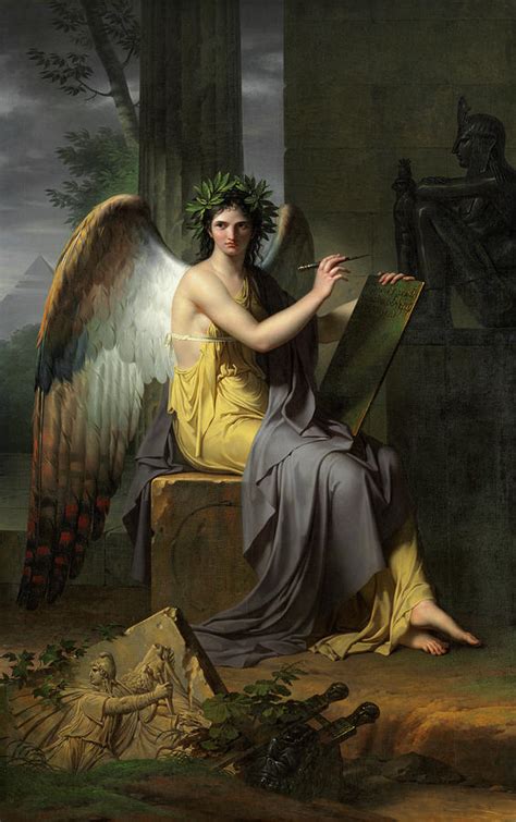 Clio Muse Of History 1800 Painting By Charles Meynier Pixels