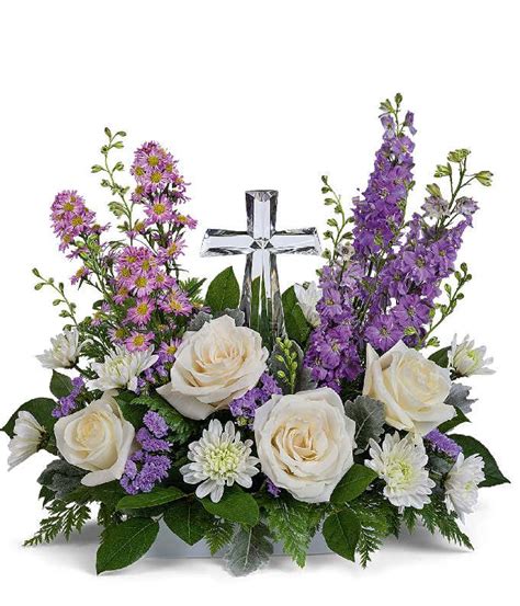Sweet Serenity Crystal Cross Bouquet At From You Flowers