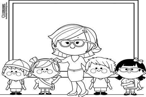 Teacher Coloring Pages 2023 The Daily Coloring