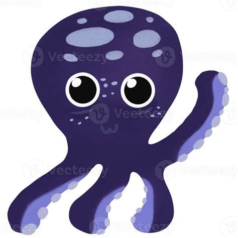 Cute Squid Cartoon 24776255 Png
