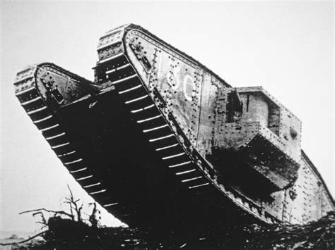British Mark Iv Tank Of Wwi First Used In August 1917 And Served In