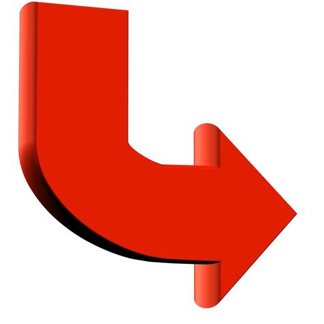 Curved Red Arrow Clipart Best Images