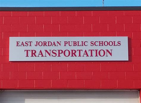East Jordan Public Schools Pro Image Design Traverse City Sign