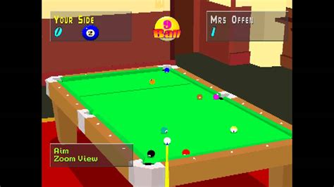 Virtual Pool Ps1 Gameplay Youtube