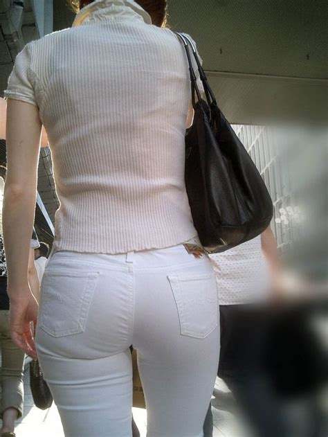 Perfekte Jeans Damenmode Weiße Jeans
