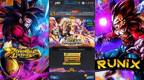 Dragon Ball Legends Ultra Space Time Summon 19 Tickets Summon Youtube