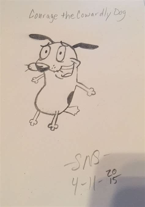 Courage The Cowardly Dog He Loves Me Doodles Draw Adventure