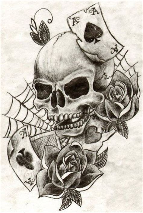 16 Skulls And Stars Tattoos Designs Drawings Ideas Tattoo Design