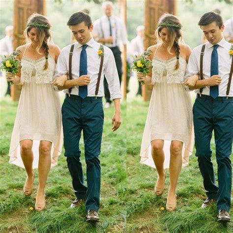 23 summer wedding guest dresses for every budget. Discount Bohemian Country Style Wedding Dress High Low ...