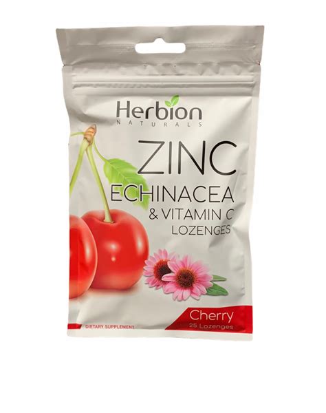 Zinc Echinacea Lozenges Wildflower