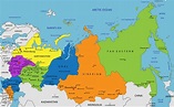 Russia Political Map | Mappr