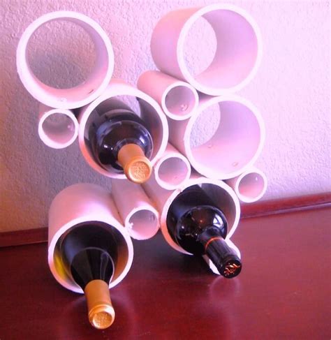 70 Innovative Pvc Pipe Ideas Wine Holder Diy Wine Rack Diy Wine