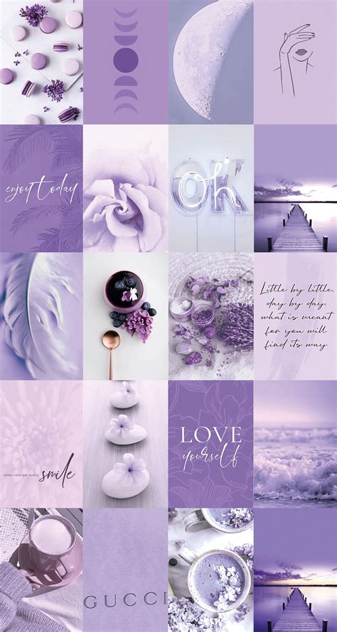 Purple Aesthetic Collage Wallpaper Laptop Lavender Aesthetic Images