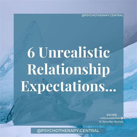 6 Unrealistic Relationship Expectations