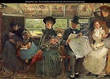The Bayswater Omnibus - George William Joy - WikiGallery.org, the ...