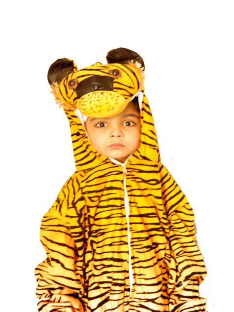 Tiger Costumes For Kids Fancy Dress Competition Small Size 4 7 Years