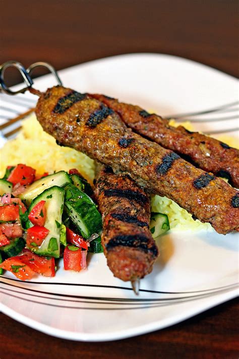 Grilled Lamb And Beef Koobideh Kebabs Grilled