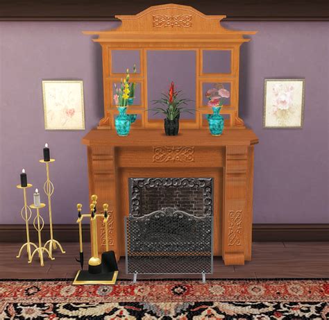 All4sims Modern Fireplace Sims 4 Downloads