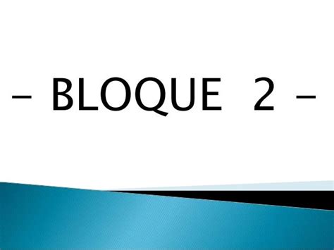 Bloque 2