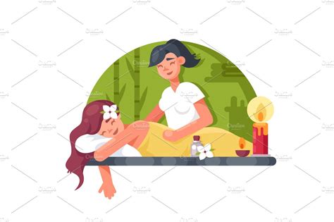 Massage Room Spa ~ Illustrations ~ Creative Market