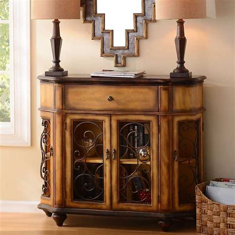 They are space convenient as they can fit in small spaces and rooms. Half Round Scroll Cabinet Console in 2020 | Furniture sale ...