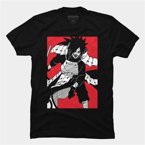 Uchiha Madara Mens Perfect Tee By Ishonen Design By Humans Anime