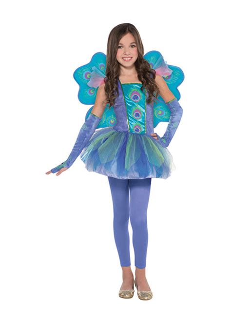 Peacock Princess Costume Girls Party On