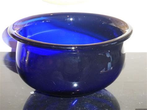 Transjo Hyatta Wrl Signed Large Cobalt Blue Swedish Art Glass Bowl 9 3 4 W Ebay Art Glass