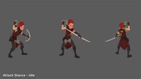 Attack Stance Idle Animation Youtube