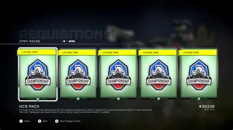 Halo 5 Hcs Req Pack Opening Five More Packs Many More Legendary