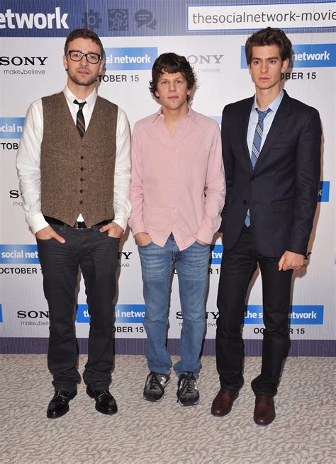 Pictures Of Justin Timberlake Andrew Garfield And Jesse Eisenberg