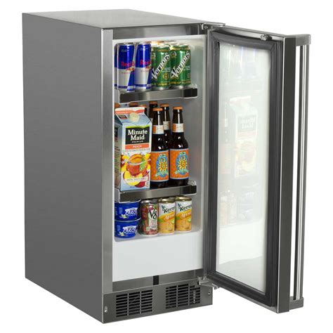 Marvel 15 Inch 27 Cu Ft Outdoor Rated Compact Refrigerator