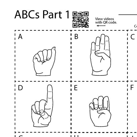 Free Printable Asl Alphabet Sign Language Flash Cards