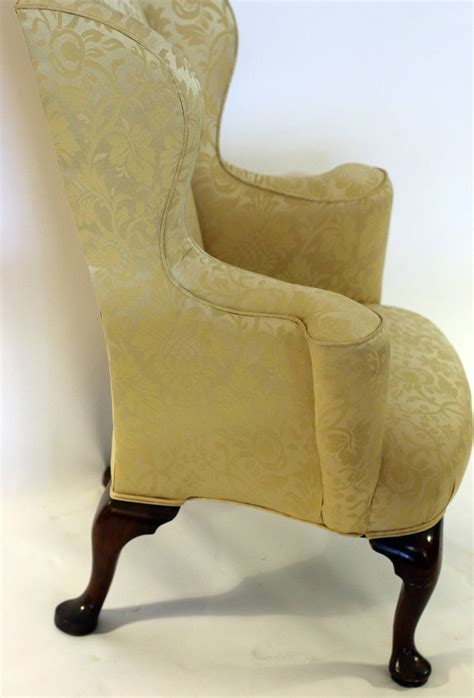 18th Century English Georgian Petite Wingback Chair For Sale At 1stdibs