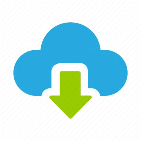 Add, cloud, down, download icon