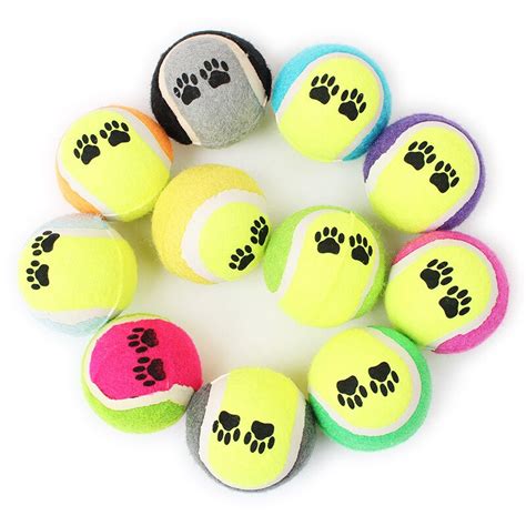 1 Pcs Pet Toys Environmental Soft Rubber Dog Tennis Ball Throwing Toys