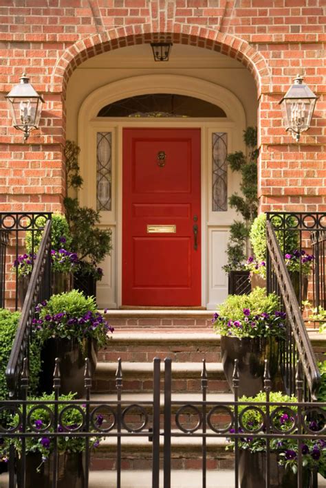 35 Different Red Front Doors Many Designs And Pictures