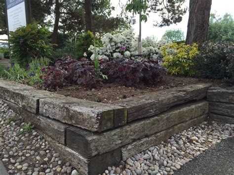 Norfolk Lavender Railway Sleeper Raised Beds Garden Decor Projects