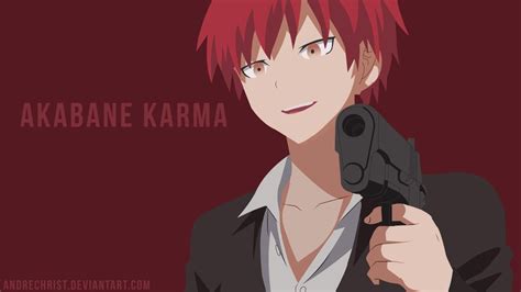 Akabane Karma By Andrechrist On Deviantart Anime Computer Wallpaper